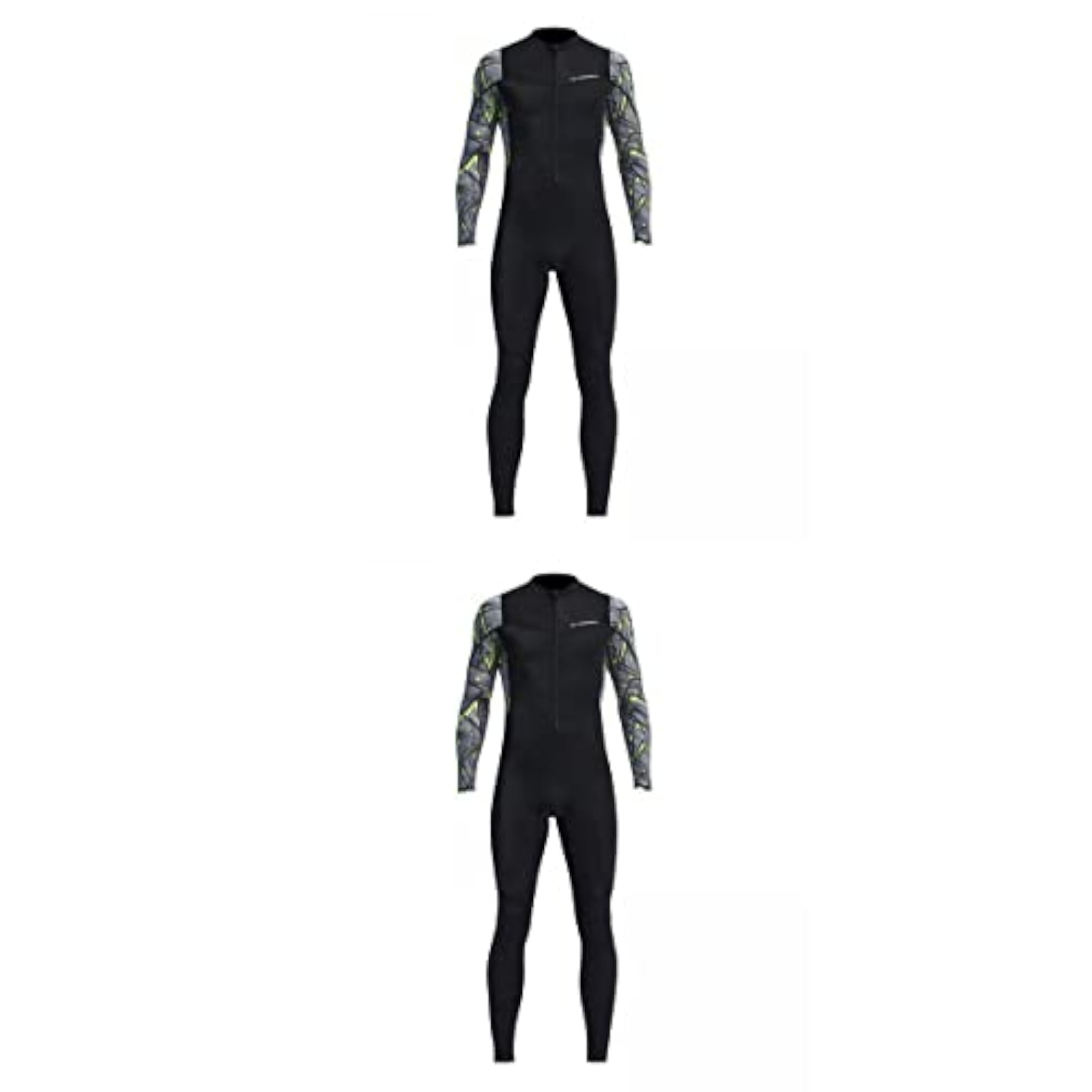 Men's Scuba Wetsuit Front Zip Diving Rash Guard